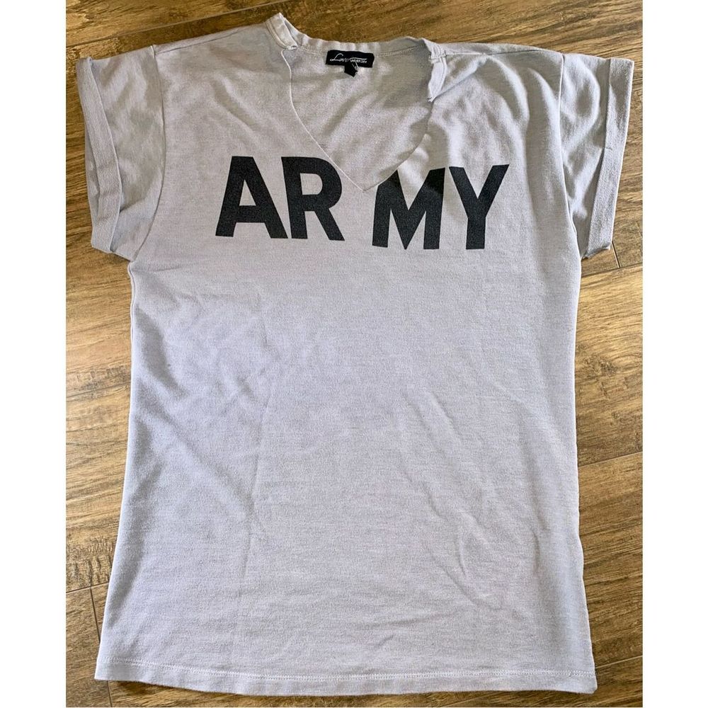 Women’s Love University Army Graphic V Neck